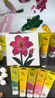 Toda pintura tem uma história. 💛
Uma ideia, um sentimento, uma inspiração que, aos poucos, ganha forma através das cores e de cada pincelada.
Porque pintar não é apenas criar uma imagem. É colocar um pouco de si em cada detalhe.
