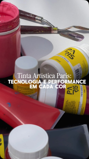 A tinta artística Paris foi desenvolvida para facilitar a criação e dar mais possibilidades aos seus projetos. 🎨✨
São 25 cores, com pH entre 8,8 e 9,5, e uma aplicação fácil com pincel ou espátula.
Perfeita para quem busca praticidade, variedade de cores e um ótimo acabamento em cada criação. 💛