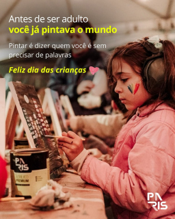 Criar é uma forma de dizer quem você é, mesmo quando as palavras faltam. Para as crianças que pintam hoje, e para quem um dia pintou e lembra disso.

Feliz Dia das Crianças!🎨💛